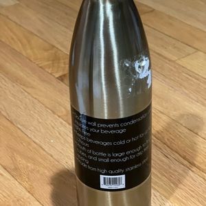 25 oz stainless steel hot cold tumbler with pink top grip accent